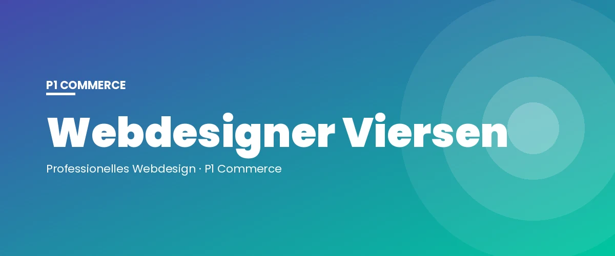Webdesigner Viersen – P1 Commerce Webagentur